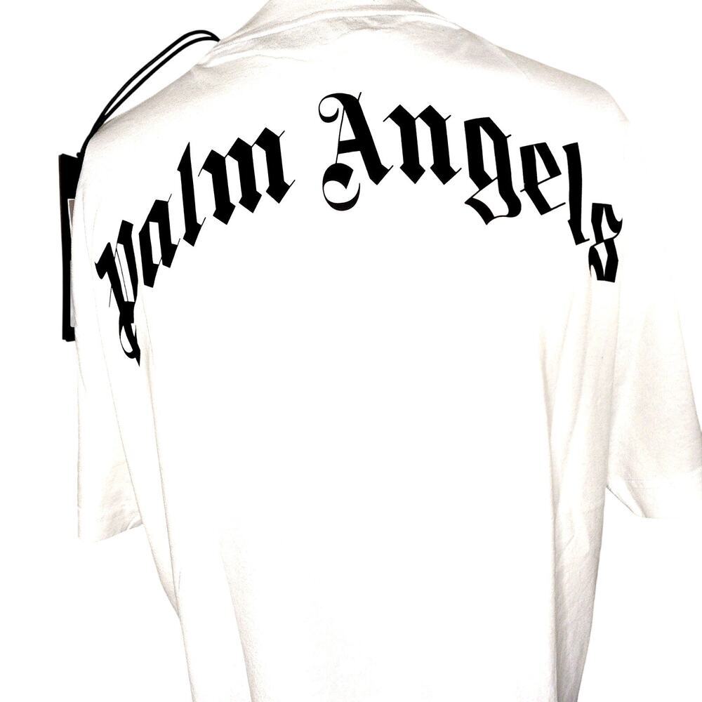 NWT PALM ANGELS Leopard Banana Classic Tee in White Size L - Picture 8 of 13
